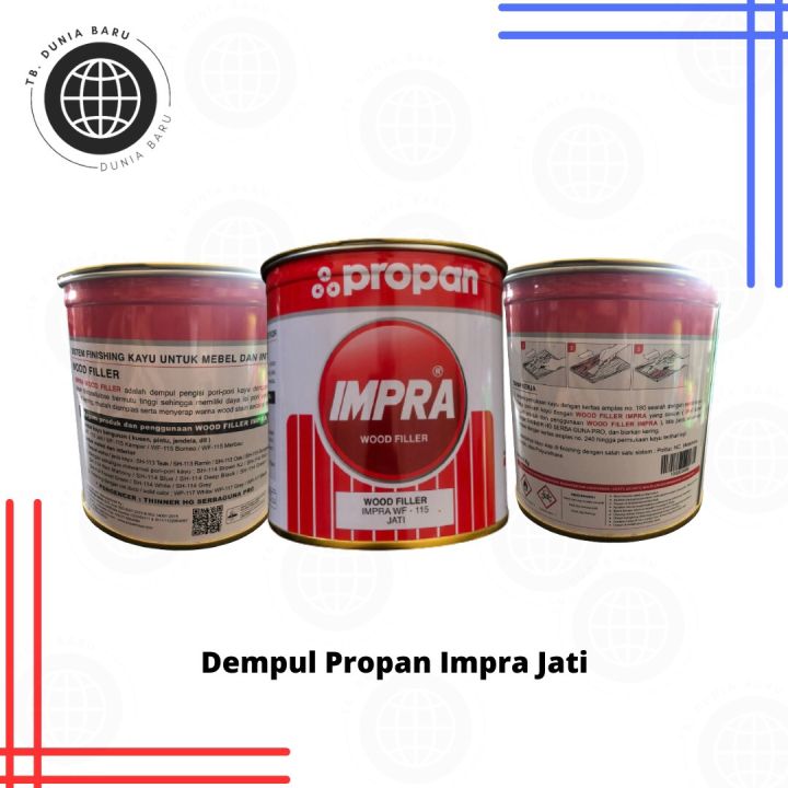 Impra Wood Follee Wf 115 Jati Dempul Kayu Impra Warna Jati Lazada Indonesia