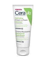 CERAVE creamy to foam cleanser 100 ml.(ล้างและเช็ดใน 1 ขั้นตอน)