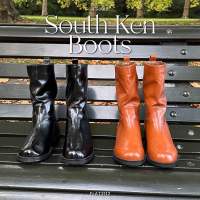 FLAT2112 FS0015 : SOUTH KEN BOOTS รองเท้าบูท รองเท้าบูทแฟชั่น รองเท้าบูทน้ำหนักเบา ใส่สบายไม่เมื่อย