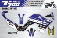 สติกเกอร์ YamahaT700 รหัส T002