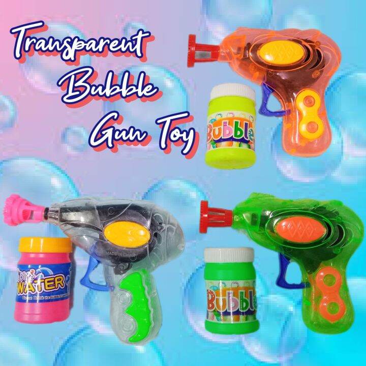 Transparent Bubble Gun Toy for Kids Lazada PH