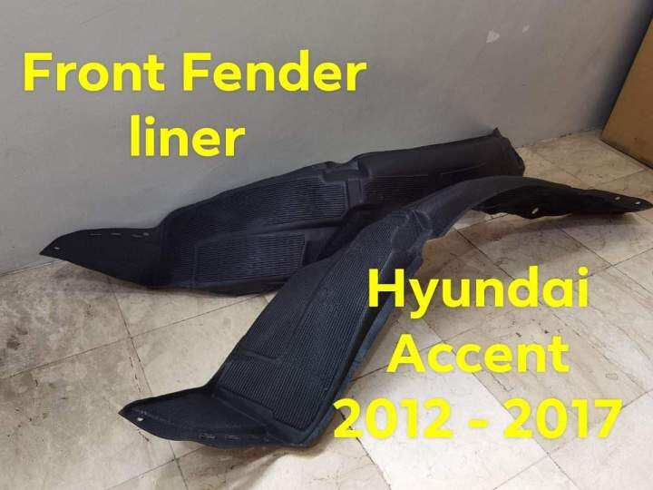 Front Fender Liner Hyundai Accent 2012 - 2017 Set Left and Right ...
