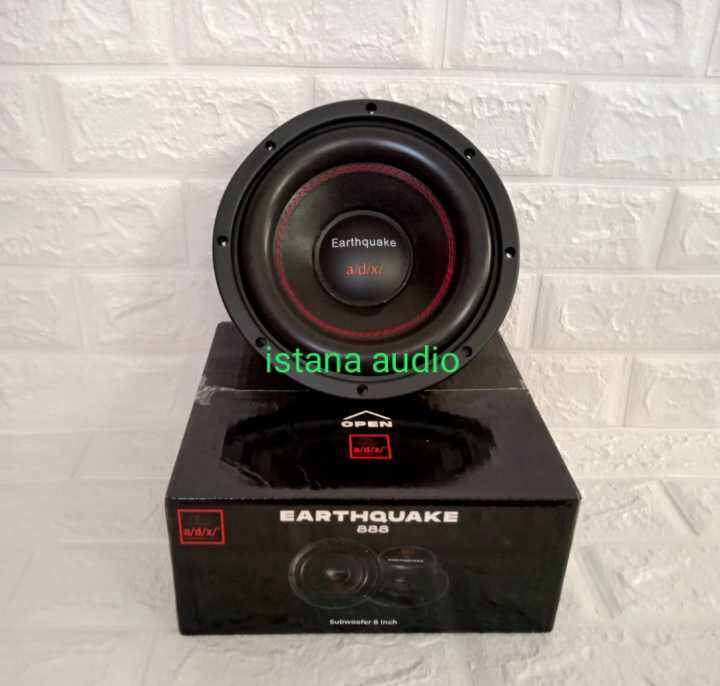 Subwoofer 8" ADX EARTHQUAKE 888 double coil besar earthquake 8" suara bass empuk Lazada