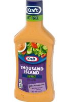 Kraft Thousand Island Fat Free Dressing คราฟท์ 473 ml. (ราคาต่อ1ขวด)