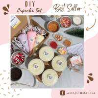 DIY Cupcake Set Mini คัพเค้กแต่งหน้าเอง พร้อมอุปกรณ์