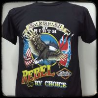 เสื้อ3d เสื้อฮาเลย์ Rebel ผ้าบาง