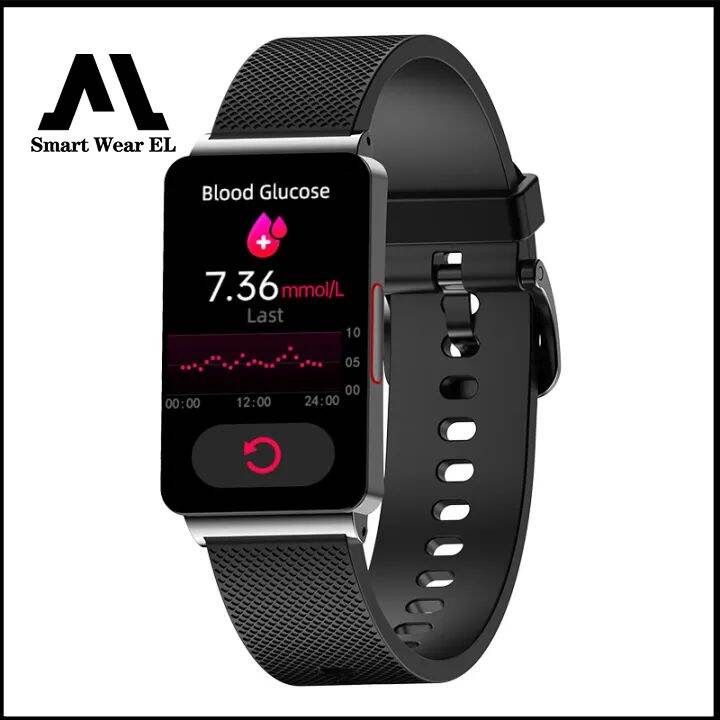 E800 Smart Watch Blood Glucose Blood Oxygen Monitoring HD Touch Screen