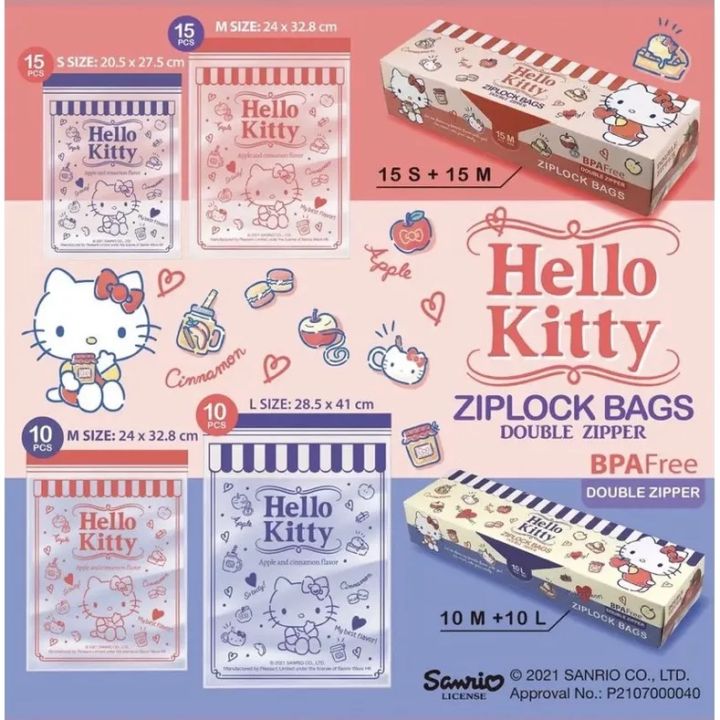 💕Hello Kitty Ziplock Bags Lazada PH