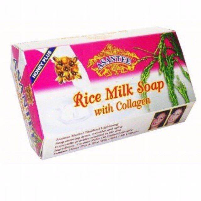 Asantee Rice Milk & Collagen With Honey Soap 100 Original Lazada