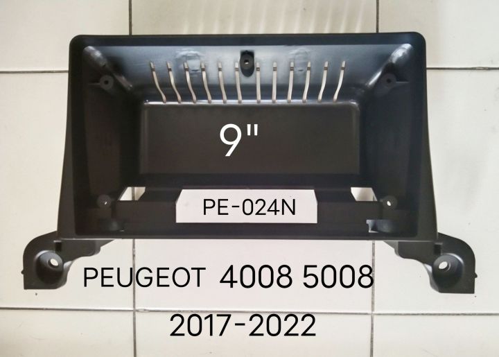หน้ากากวิทยุ PEUGEOT 4008 /5008 ปี 2017 -2022 สำหรับเปลี่ยนจอ android 9"