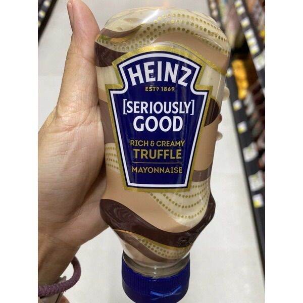 Heinz Rich & Creamy Truffle Mayonnaise 220ml. Lazada.co.th