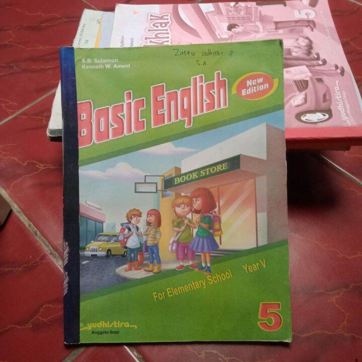 Buku Basic English Kelas 5 Sd Yidhistira | Lazada Indonesia