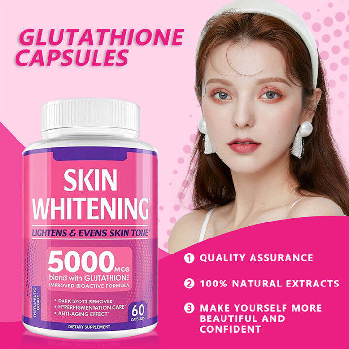 Glutathione Capsules Collagen Antioxidant Anti-Aging Boosting Immunity ...