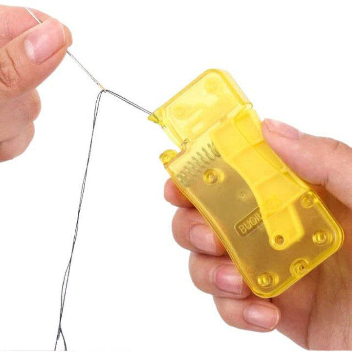 10-Pack Fish Mouth Sewing Machine Needle Threaders - Quick & Easy Threading Tool (Green)