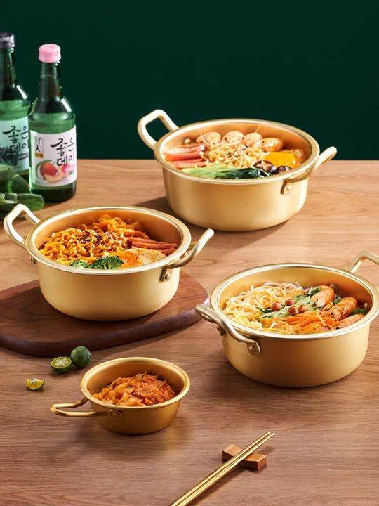 Made in Korea Nickelsilver pot Korean pot Ramen pot Stew pot (1 set