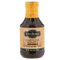 โทนี่โรมา ซอสสำหรับทำบาร์บีคิวแบบแคโรไลน่าน้ำผึ้ง Tony Roma Carolina Honey BBQ Sauce 567ml