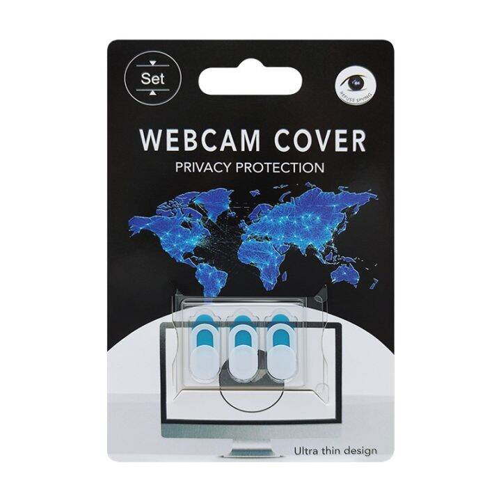 ส่งจากไทย-webcam-cover-camera-mask-3pcs-pack-สติ๊กเกอร์ปิดกล้อง-เลื่อนได้-3ชิ้น-แพค-เว็ปแคม-แผ่นปิดกล้อง-ฝาครอบกล้องเว็ปแคม