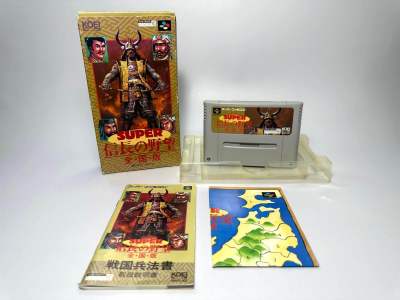 ตลับแท้ Super Famicom (japan)(sfc)  SUPER NOBUNAGA NO YABO ZENKOKU BAN