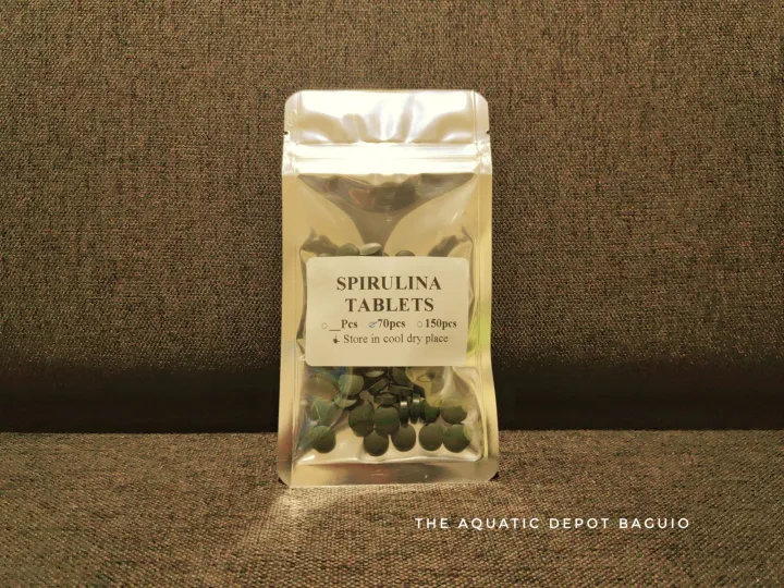 Spirulina Tablets Fish Food 70pcs/150pcs Lazada PH