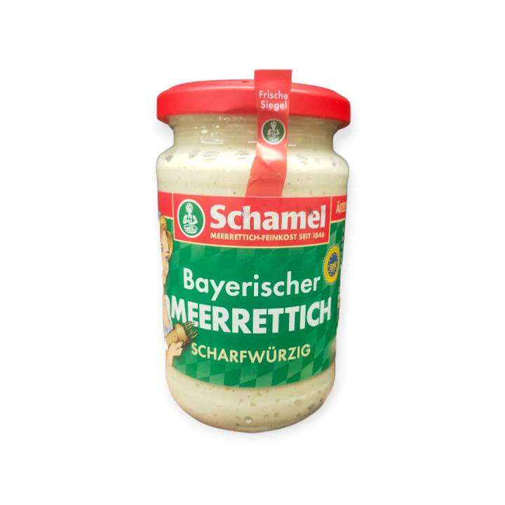 schamel-bayerischer-meerrettich350g-ซอสสำหรับจิ้มเนื้อสัตว์-ชาเมล-350-กรัม