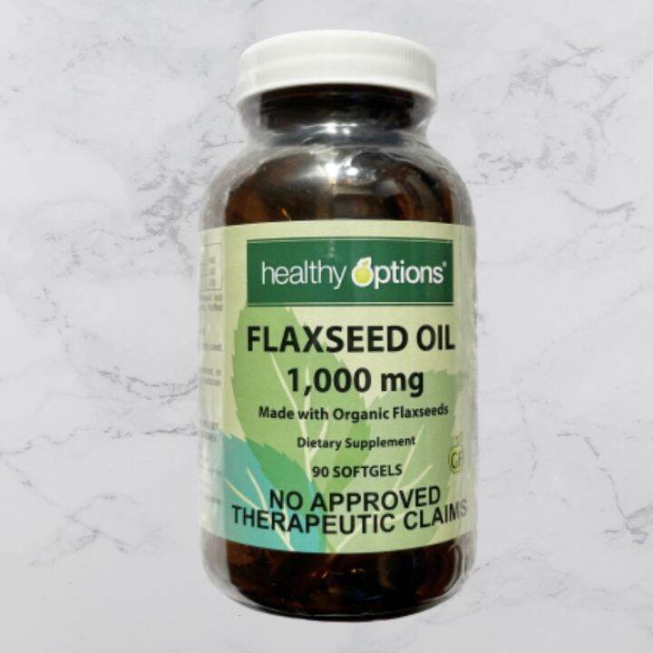 Healthy Options Flaxseed Oil 1000mg Lazada PH