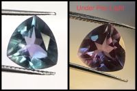 ?แก้วคริสตัลเปลี่ยนสี 10.1 มม. doublet 10.1mm color change glass crystal doublet