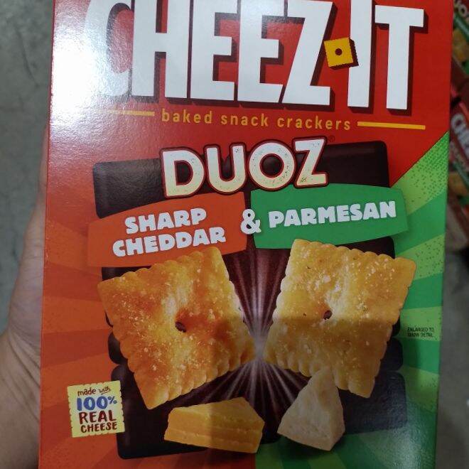 CHEEZ IT DUOZ SHARP CHEDDAR & PARMESAN (351g) Lazada PH
