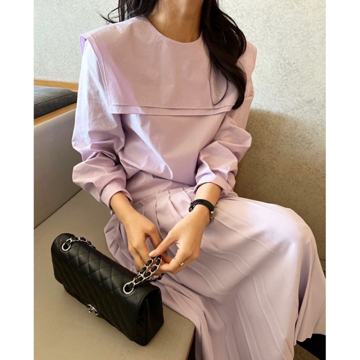 Váy đầm liền xếp ly dáng dài đẹp 2019 kiểu Hàn Quốc trẻ trung  Thời trang   Việt Giải Trí