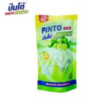 ปินโต้ (Pinto) น้ำยาล้างจาน ผลิตภัณฑ์ล้างจานชนิดถุงเติม (รีฟิล) ชนิดถุงเติมสุดคุ้ม กลิ่น ไลม์มะนาว