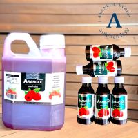 น้ำเชื่อมหวาน Asancoc Syrup กลิ่นฝาเทา 5ดาว ขนาด500ml