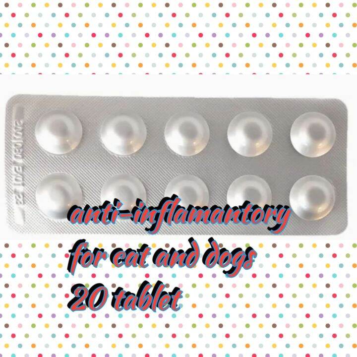 Anti inflammatory for cat and dog ( 20 tablet). Lazada