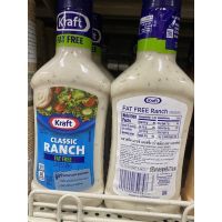 น้ำสลัด ตรา คราฟท์ 473 Ml. Classic Ranch Fat Free Dressing ( Kraft Brand ) คลาสสิค แรนซ์ เดรสซิ่ง