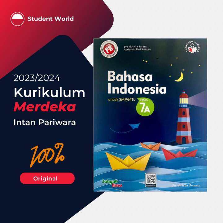 Buku PR Interaktif Bahasa Indonesia Kelas 7, Kurikulum Merdeka 2023/ ...