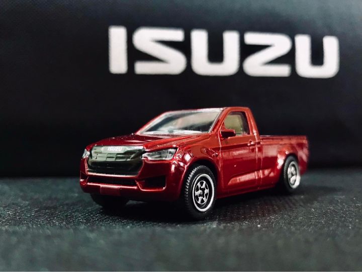 รถโมเดล-majorette-isuzu-d-max-สีแดง-แท้-100-หายากมาก