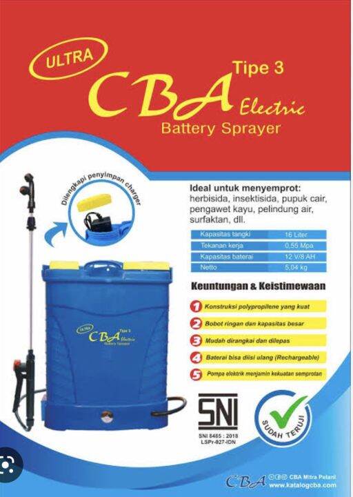 Sprayer/ Tangki Elektrik CBA - 16 Liter | Lazada Indonesia