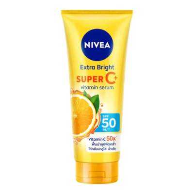 นีเวีย เซรั่มบำรุงผิวกาย เอ็กซ์ตร้า ไบรท์ ซูเปอร์ซี+ วิตามิน เซรั่ม SPF 50 PA +++ 70 มล.