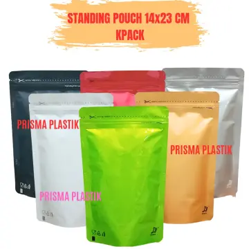 Pouch best sale plastik custom