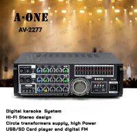 A-ONE เพาเวอร์แอมป์ เครื่องขยายเสียง รุ่น AV-102(AV-2277)