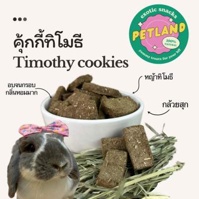 คุกกี้กระต่าย แกสบี้ ชินชิลล่า 🌱 คุกกี้ทิมโมธี ขนมสัตว์ฟันแทะ