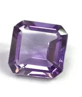 อเมทิสต์ 9x9มม. สี่เหลี่ยมจตุรัส หินธรรมชาติ 100% Amethyst 9x9mm square shape 100% natural gemstone