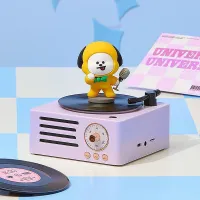 ลำโพงบลูทูธ บีทีเอส บังทัน ไลน์เฟรนด์ BTS BT21 Chimmy Turntable Bluetooth Speaker and Radio by Line Friends