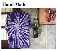 เสื้อมัดย้อม สีไม่ตก! มี S-5XL  งาน HAND MADE  ทำเองทุกตัว ผ้าCOTTON 100%