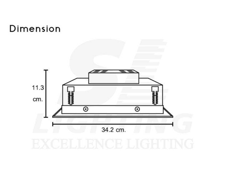 sl-lighting-recessed-downlight-adjustable-bulb-ar111โคมไฟดาวน์ไลท์-แบบฝังฝ้า-sl-6-561-sl-6-562-ฐานทรงสี่เหลี่ยม-มาพร้อมหลอด