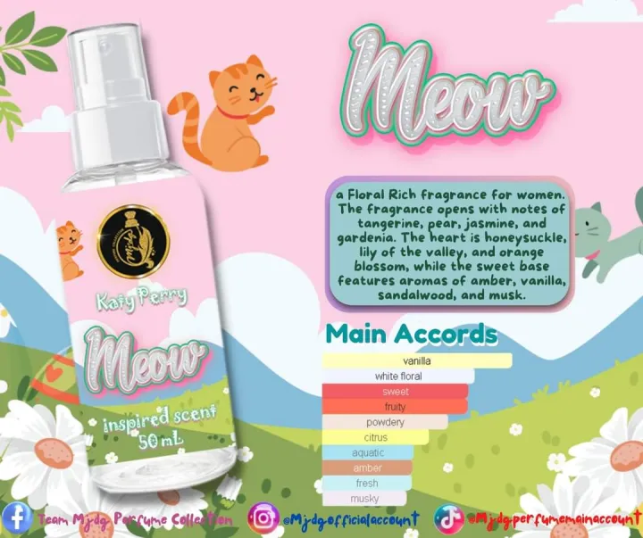 Inspired Perfume Oil base Meow by Katy for Women 85ml | Lazada PH