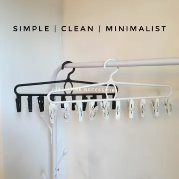 Clothes line hanger online clips