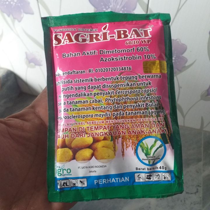 Obat Bulai Sagribat 70 WP 40 gram Fungisida untuk pencegahan Bulai