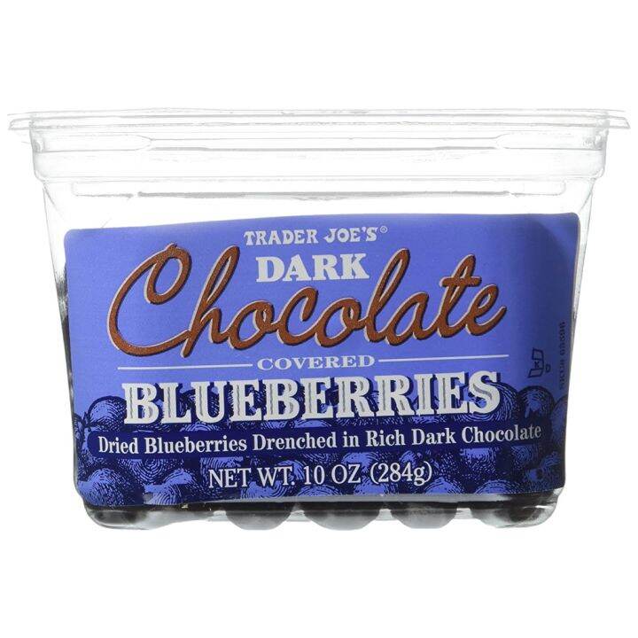 Trader Joe's Dark Chocolate Covered Blueberries (284g) Lazada PH