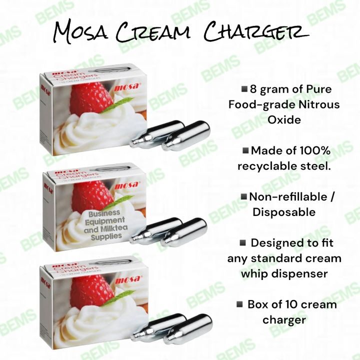 Mosa Charger for whip cream dispenser | Lazada PH