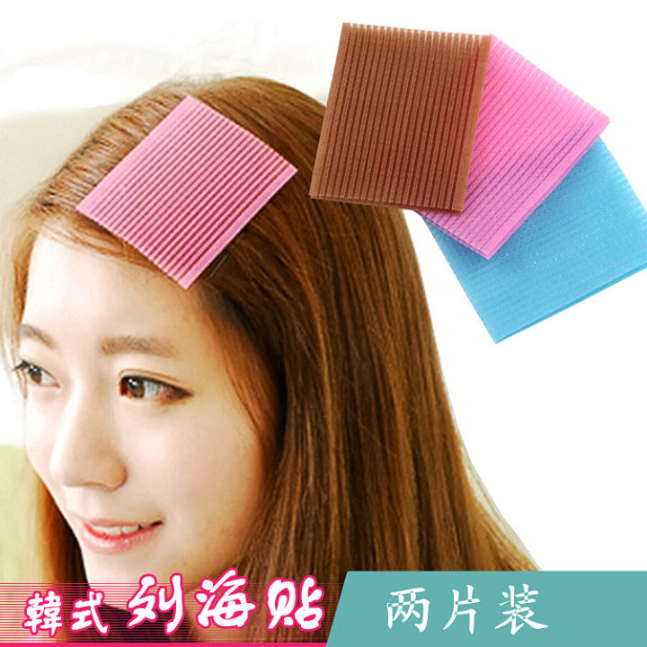 2-Piece Set Sticky Hair Sticker Bang Sticker Minimalist Hook and Loop ...