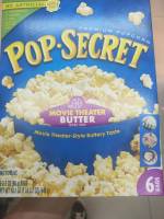 Pop Secret Microwave Popcorn Movie Theater Butter เมล็ดข้าวโพดดิบกลิ่นเนย สำหรับไมโครเวฟ 540กรัม